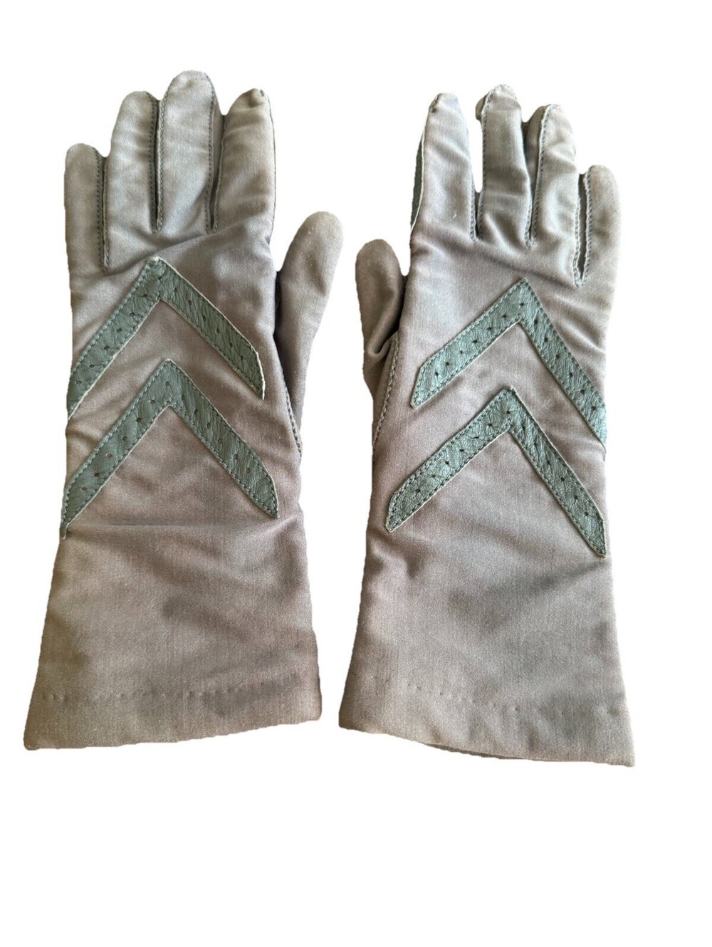 Isotoner Gray Women’s One Size Driving Gloves Vintage